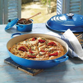 Caçarola Buffet Signature Azul Marseille 30cm 3,2L Le Creuset