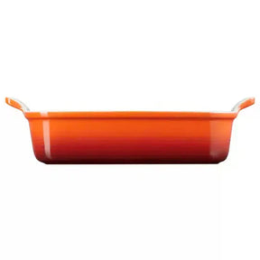 Travessa Retangular Cerâmica Heritage Cayenne 32cm Le Creuset